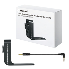 Ngàm CYNOVA gắn mic DJI RODE cho Insta360 X2 X3 X4 gọn gàng tiện lợi