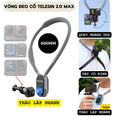 Vòng đeo cổ Quick Release 2.0 gắn Gopro Insta360 Ace Pro ActionCam , Điện Thoại