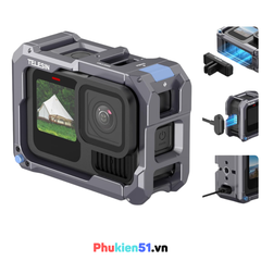 Khung hợp kim nhôm Gopro 13 12 11 10 9 Black nâng cấp tích hợp nhiều phụ kiện