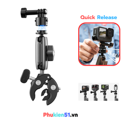 Kẹp Telesin Thao Tác Nhanh gắn Actioncam Gopro Ace Pro Osmo Action chắc chắn dễ dùng - Chính Hãng