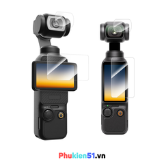 Cường lực Telesin Osmo Pocket 4 3 bảo vệ màn hình camera chống trầy xước