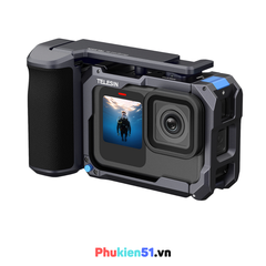 StreetGrip Kit TELESIN GOPRO 9 10 11 12 13 BLACK - Tay cầm hỗ trợ chụp hình đường phố nghệ thuật