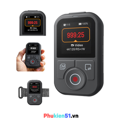 Remote Telesin cho DJI Action 6 5 4 , Osmo 360 điều khiển từ xa lên tới 60m, kháng nước , tiện lợi