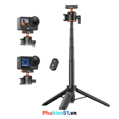 Gậy Vrig kiêm Remote Action 6 5 4 Osmo 360 gấp gọn tích hợp ngàm dài 55cm