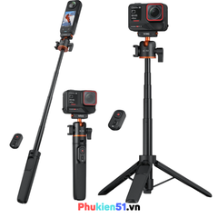 Tripod Vrig Ac 50 cho Insta360 X5 Ace Pro 2 tích hợp Remote kéo dài 55cm tiện lợi