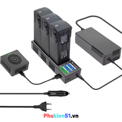 Hub sạc 120W cho DJI Mavic 3 kèm apdapter tiện lợi có màn hình báo thông số