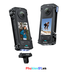 Khung kim loại Telesin Insta360 X4 bảo vệ Camera hoàn hảo tiện lợi thông minh