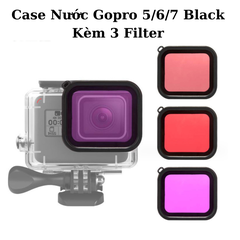 Khung Vỏ chống nước cao cấp GoPro Hero 3 4 5 6 7 8 9 10 11 12 13 Black