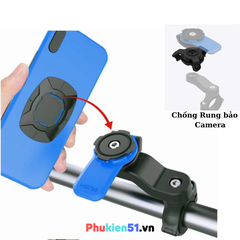 Giá đỡ điện thoại thao tác nhanh gắn ghi đông - Kiểu Quad Lock