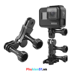 Đầu nối kim loại xoay 360 gắn Actioncam , Gopro