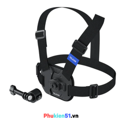 Dây Đeo Ngực Telesin Thao Tác Nhanh Gắn ActionCam Gopro ,Ace Pro, Insta360 One X2 X3 tiện lợi mềm mại dễ đeo- Chính Hãng