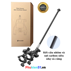 Giá đỡ Insta360 gắn xe đạp Khung nhôm và sợi carbon - CHÍNH HÃNG