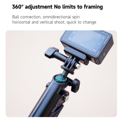 Gậy 3 Way Telesin V2 tích hợp Tripod dành cho Gopro ActionCam Osmo Action Insta360 Ace