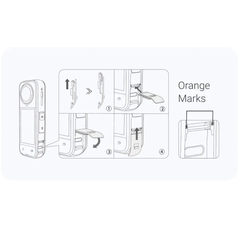 X5 USB Cover - Nắp cổng sạc Insta360 X5 thay thế