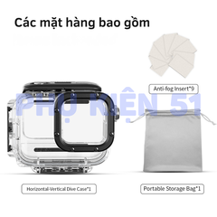 Khung Vỏ chống nước aMagisn cho Insta360 Ace Pro 2 độ sâu 50m