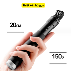 Gậy Telesin 6 in 1 kèm tripod tích hợp gắn điện thoại trên gậy tương thích mọi ActionCam dài 90cm - Hàng chính hãng