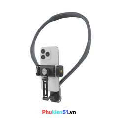 Vòng Đeo Cổ Telesin Góc POV kẹp chắc chắn hỗ trợ quay ngang dọc uốn dẻo tiện dụng S2-HNB-02