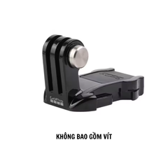 Mount Đế gài Gopro xoay 360  Keo 3M dán nón cong phẳng chắc chắn