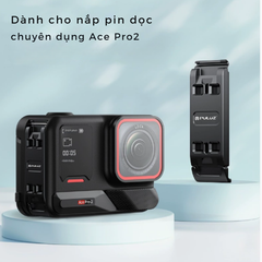 Nắp pin Insta360 Ace Pro 2 gắn dọc actioncam dễ dàng tiện lợi
