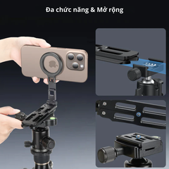 Tripod Mini Vrig MG 21 hít magsafe nhỏ gọn tiện lợi làm vlog mọi lúc