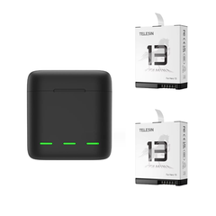 Hộp sạc và pin Stamina Gopro 13 Black hiệu suất cao tiện lợi dễ sử dụng