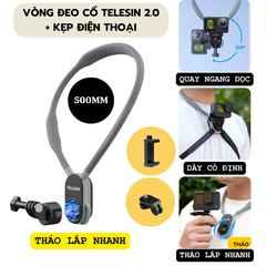Vòng đeo cổ Quick Release 2.0 gắn Gopro Insta360 Ace Pro ActionCam , Điện Thoại