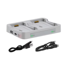 Dock sạc DJI Flip hỗ trợ sạc nhanh 2 khe pin có đèn báo