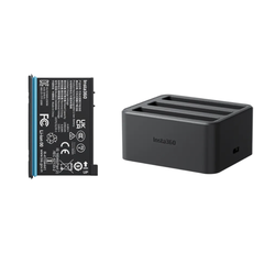 Pin và Dock sạc chính hãng Insta360 One X4 dung lượng 2290mAh sạc nhanh PD  - Chính Hãng