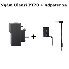 Ngàm Cold Shoe PT-20 Tàng Hình Kèm Adapter Insta360 One X2 X3 X4 chuyên dụng cho Mic Rode Wireless go Mic