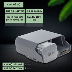 Hub sạc 2 chiều YX 100W cho DJI Air 3 / 3S hỗ trợ sạc 2 khe pin