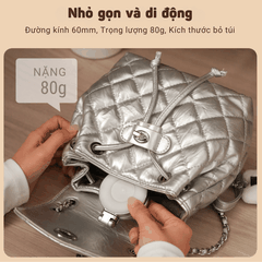 Đèn Telesin C03 trợ sáng điện thoại 3 chê độ quay 360 độ trước sau
