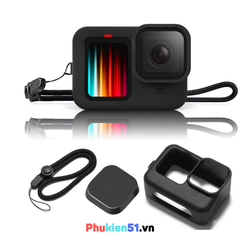 Silicon bảo vệ cho Gopro 9/10/11/12 Black