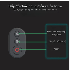 Remote mini cho Action 5 Pro 4 3 siêu nhỏ gọn tiện lợi