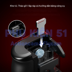StreetGrip Kit TELESIN cho Action 3 4 5 - Tay cầm hỗ trợ chụp hình đường phố nghệ thuật S6-FMS-22-TDJ