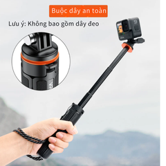 Gậy tripod Vrig Tp 08/08S kéo dài 51cm Gắn Gopro Osmo Action Insta360 Ace Pro