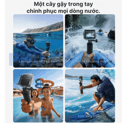 Tay cầm phao 2.0 Telesin gắn Actioncam giúp nổi trên bề mặt nước chống thất lạc