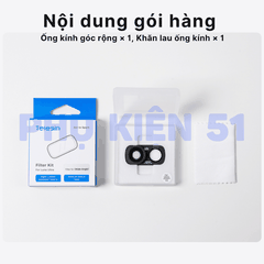 Lens góc rộng Telesin 0,75x Insta360 Luna mở rộng góc quay
