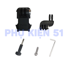 Ngàm gắn Actioncam giúp góc quay chính giữa nón khung hình đẹp TUYU