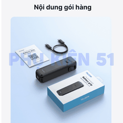 Pin sạc Telesin cho Pocket 4 3 kéo dài thời gian sử dụng 1,3 lần sạc