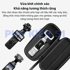 Túi Telesin đựng Pocket 4 Pro Insta360 Luna vừa khít bảo vệ gimbal