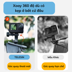 Kẹp balo TELESIN tích hợp nam châm gắn Actioncam