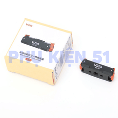Ngàm nam châm Vrig Action6 Nano có lỗ ốc 1/4 inch tiện lợi