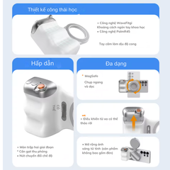 Tay cầm Bluetooth hỗ trợ Iphone quay phim chụp hình dễ dàng ổn định