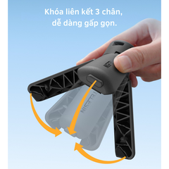 Tripod mini Telesin mở tự động gắn đế Pocket Actioncam để bàn S3-EAK-06