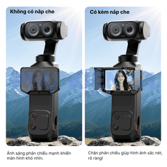 Nắp che nắng Vrig cho Insta360 Luna giúp nhìn rõ màn hình bảo vệ