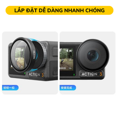 Kính lọc TELESIN CPL ND8/16/32/64 dành cho Osmo Action 5 Pro/ 4 /3