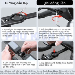 Pát xe đạp aMagisn giúp gắn Actioncam lên ghi đông xe chắc chắn