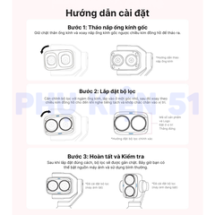 Filter Kit cho Pocket 4 Pro CPL+VND8-32+Cool rose kiểm soát ánh sáng