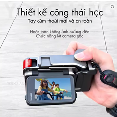 Tay cầm kim loại YOOCUANG cho Insta360 Ace Pro 2 chụp hình đường phố đa dạng - YOOCUANG Xplorer Grip Kit StreetGrip Vlog