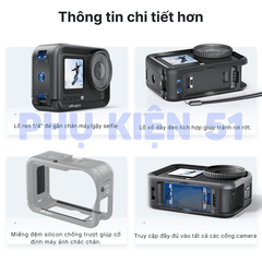 Khung nhựa aMagisn Action 6 hỗ trợ gắn dọc bảo vệ máy